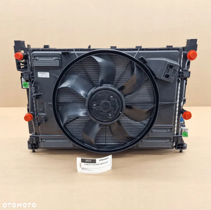KOMPLET CHŁODNIC WENTYLATOR MERCEDES EQE V295 EQS V297 - 2