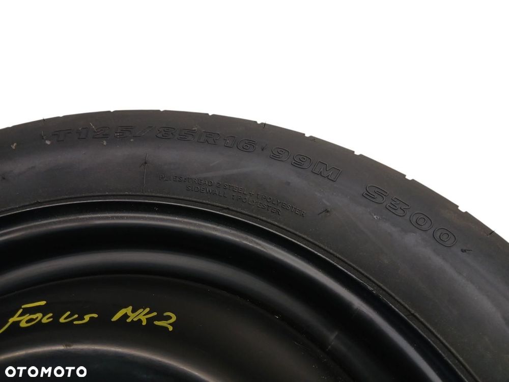 KOŁO ZAPASOWE DOJAZDOWE 125/85/R16 FORD FOCUS MK2 KOŁO ZAPASOWE 125/85/R16 - 3