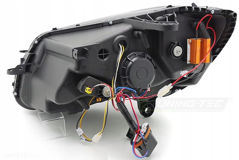 Reflektor Lampa kpl Diody Soczewka Clear Black Mercedes C-klasa w 205 14-18 - 8