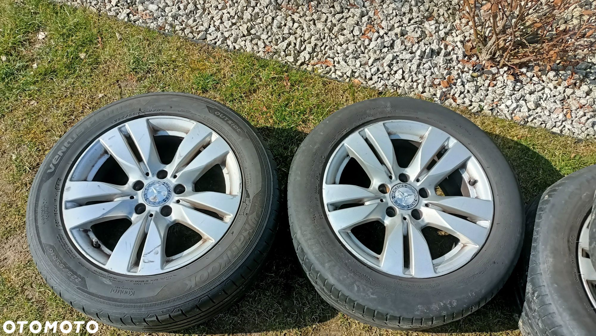 Koła letnie felgi 16 5x112 et48 Mercedes 225/55/16 okazja - 4
