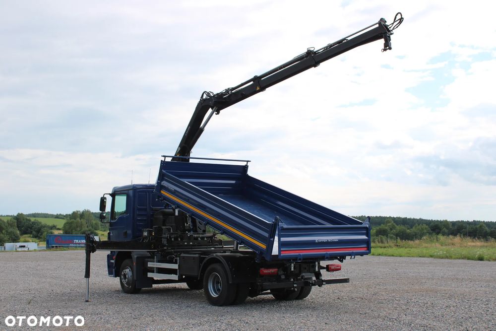 MAN TGM 15.290 Nowy 3-stronny WYWROT Żuraw HDS Hiab 099 BS-2 HiDuo Sterowanie radiowe 5,6 funkcja Kiper Wywrotka - 3