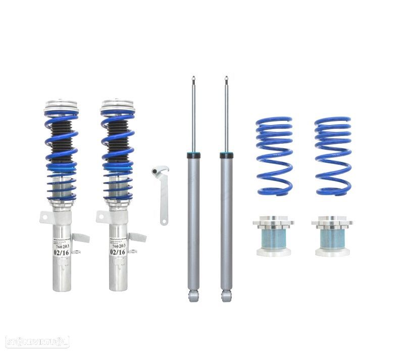 SUSPENSÃO REGULÁVEL COILOVER BLUE LINE PARA FORD FOCUS DYB - 1