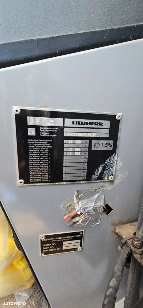 Liebherr Automacara UTM 725 - 7