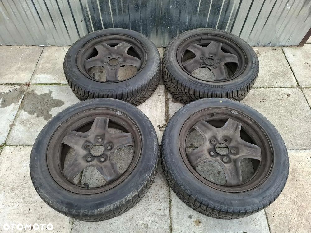 KOŁA ZIMOWE ZIMA OPONY 215/55 R17 FELGI STALOWE STRUKTURALNE OPEL INSIGNIA A 5x120 R17 BMW - 1