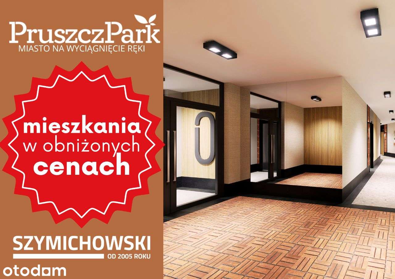 Pruszcz Park D - A.11 narożne 3-pok. 67,16 m2 - balkon - gotowe!