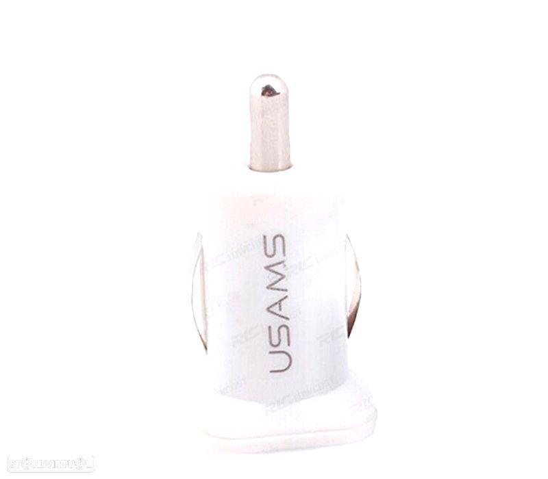 CARREGADOR DE ISQUEIRO USB 3.1A BRANCO - 2