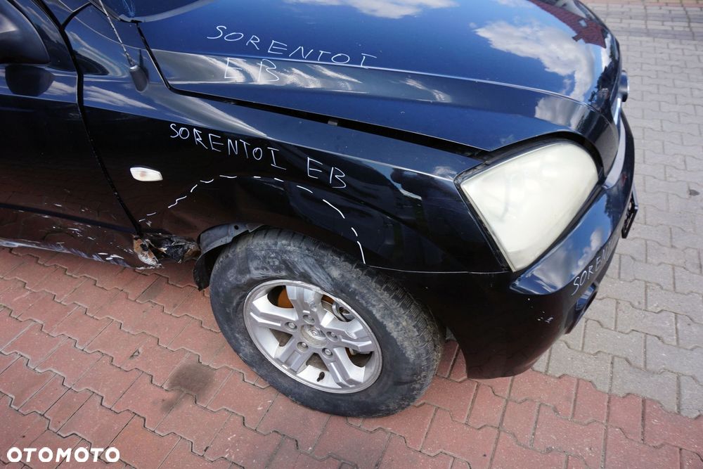 MASKA ZDERZAK BŁOTNIKI LAMPY SORENTO I EB  KIA 2002-2007 CZARNY PRZÓD KOMPLETNY - 19