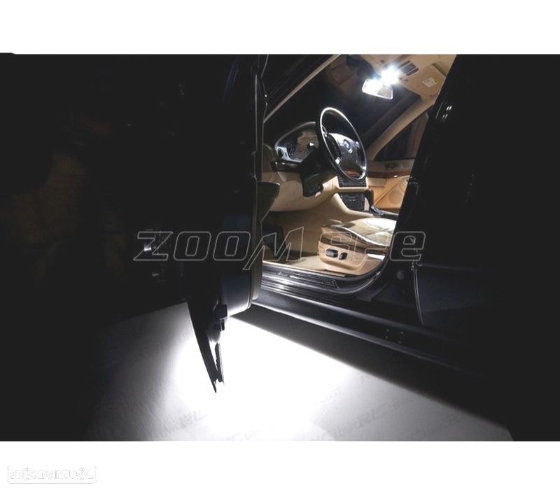 KIT COMPLETO DE 19 LÂMPADAS LED INTERIOR BMW E39 5 SERIE SEDAN 520I 535I 525I 528I 530I 540I M5 96- - 3