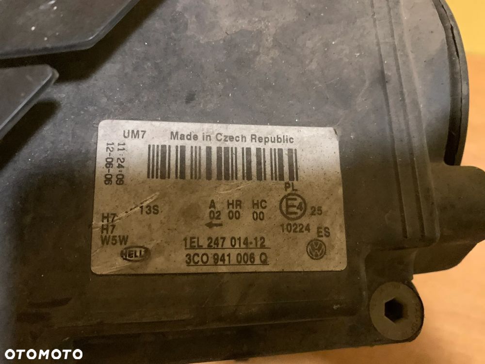 VW PASSAT B6 LAMPA PRAWA LEWA PRZEDNIA KOMPLET 3C0941005J - 10
