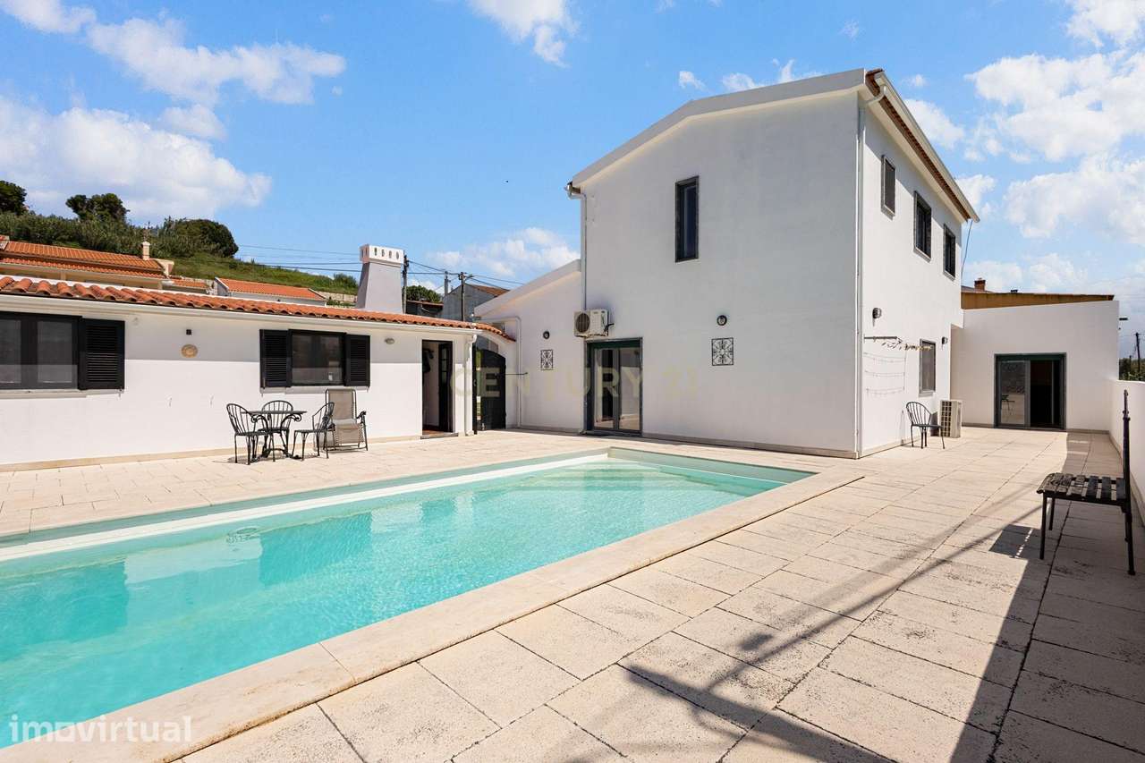 Moradia T4 com Piscina Privada em Nadrupe, Lourinhã (Costa de Prata) - Grande imagem: 2/28
