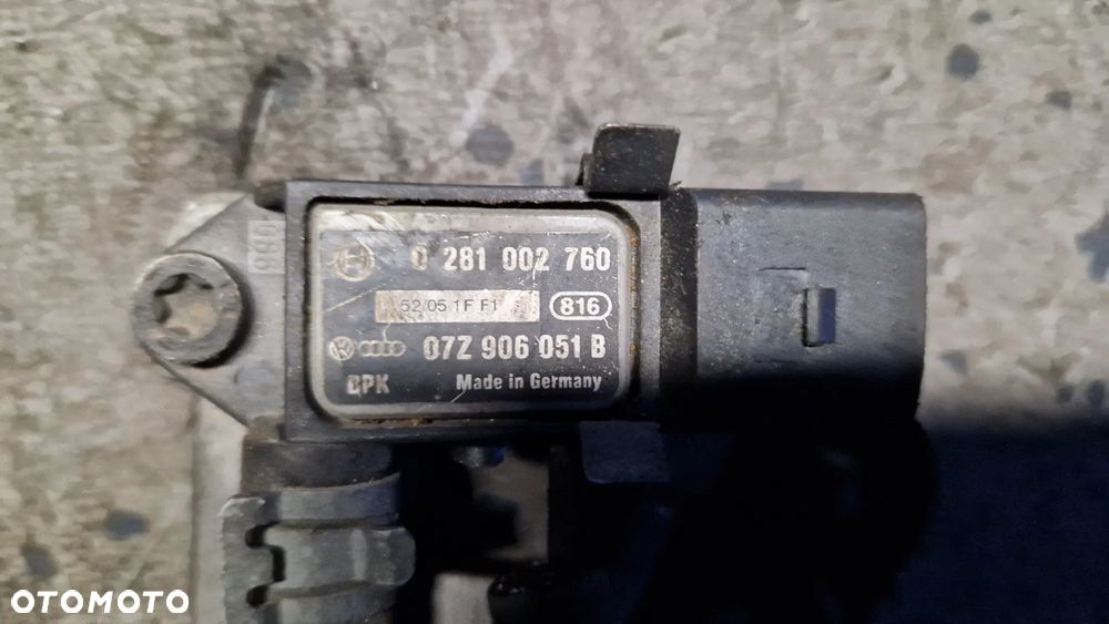 AUDI SEAT SKODA VOLKSWAGEN CZUJNIK CIŚNIENIA SPALIN 07Z906051B - 1