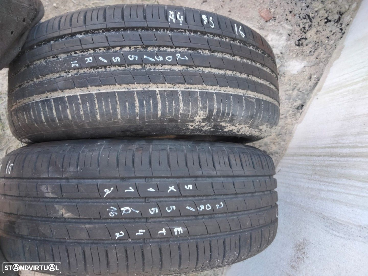 Jantes Audi R16 com pneus 205/55 furação 5x112 - 6