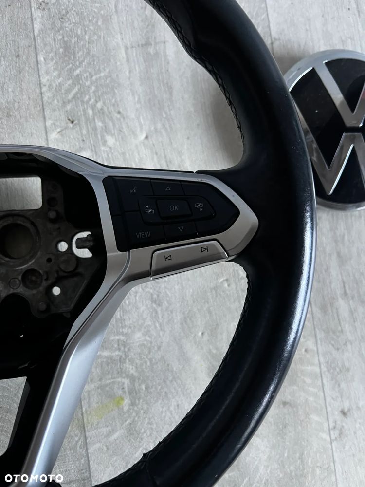 VW CADDY Passat B8 Kierownica multifunkcja skóra OE 2GM419089 JAK NOWA - 3