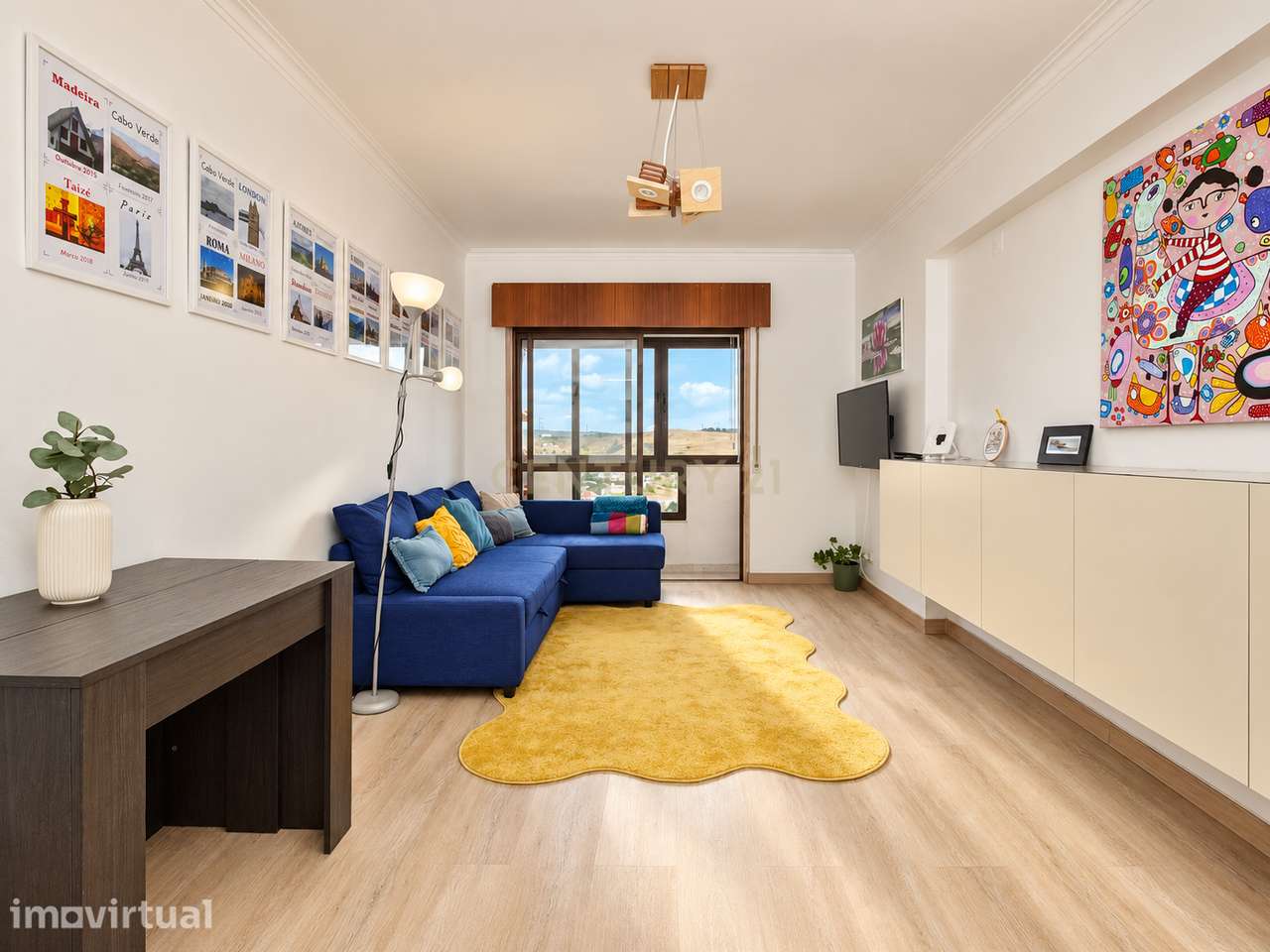 Apartamento T2 em São Marcos com Vista Panorâmica e Excelente Luminosi - Grande imagem: 4/20