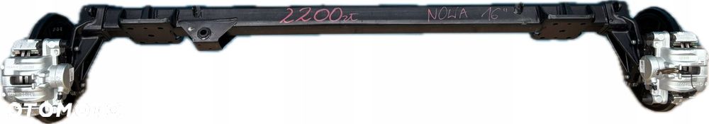 Opel Movano 22- oś tylna belka zawieszenia TYŁ 16 NOWA Wzmocnione Hamulce - 1