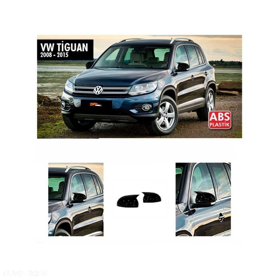 Capace oglinda VW Tiguan 2007-2015 Negru lucios Batman Style - 1