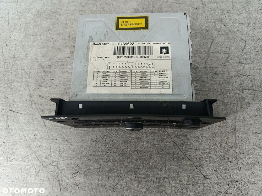 RADIO FABRYCZNE SAAB 9-5 II 12769622 - 7