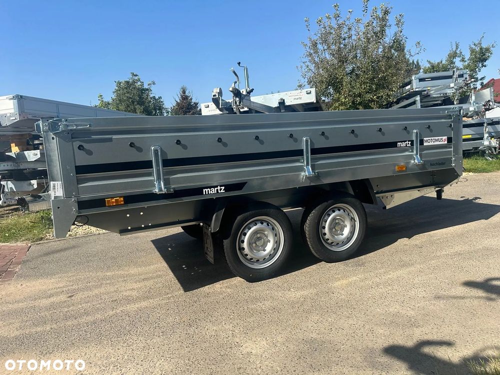 Martz Przyczepa Martz Hochlader 300/2 DMC 750 kg 300x150x40 2 osie wszystkie burty otwierane - 4
