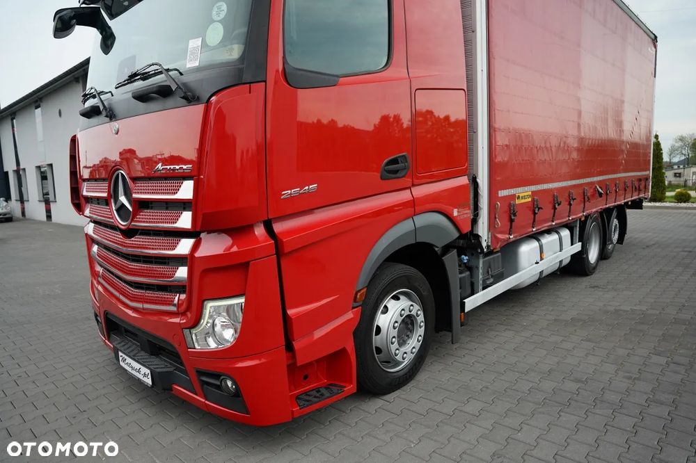 Mercedes-Benz BENZ ACTROS 2545 / FIRANKA - 7,4 M / MEGA / 6x2 / OŚ PODNOSZONA / OŚ PODNOSZONA / WIELTON / 2021 - 12