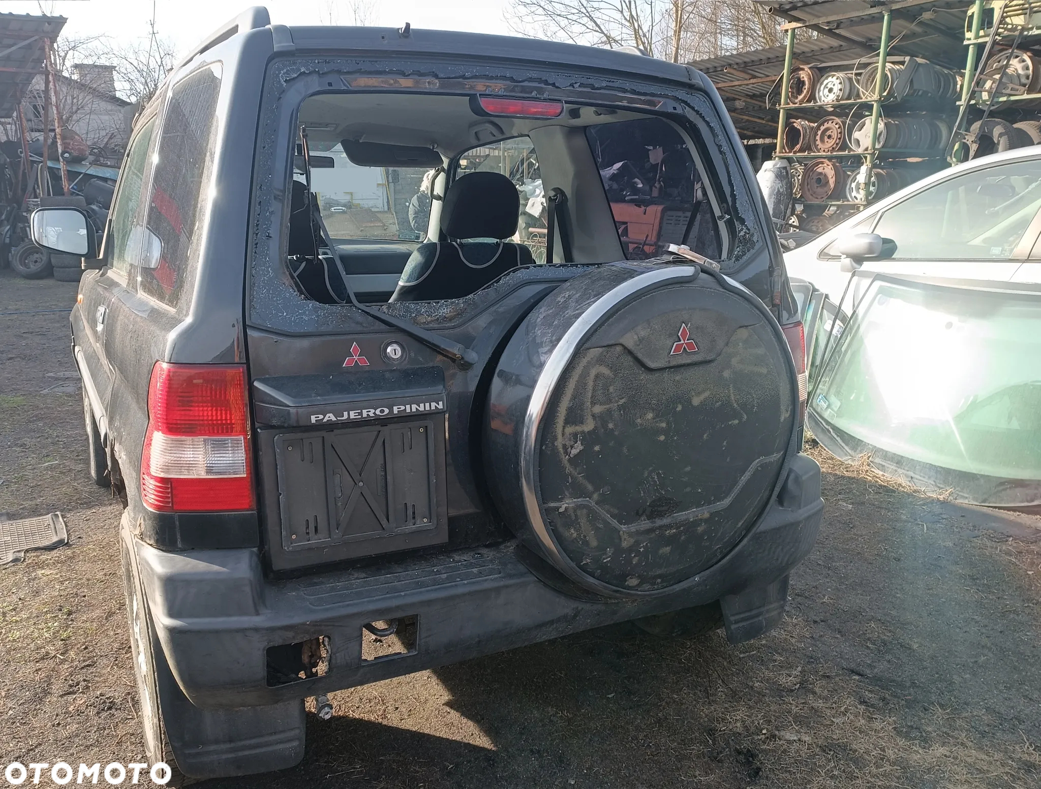 Mitsubishi Pajero Pinin 1,8 GDI Wszystkie części Mosty skrzynia szyby fotele zderzaki maska - 6
