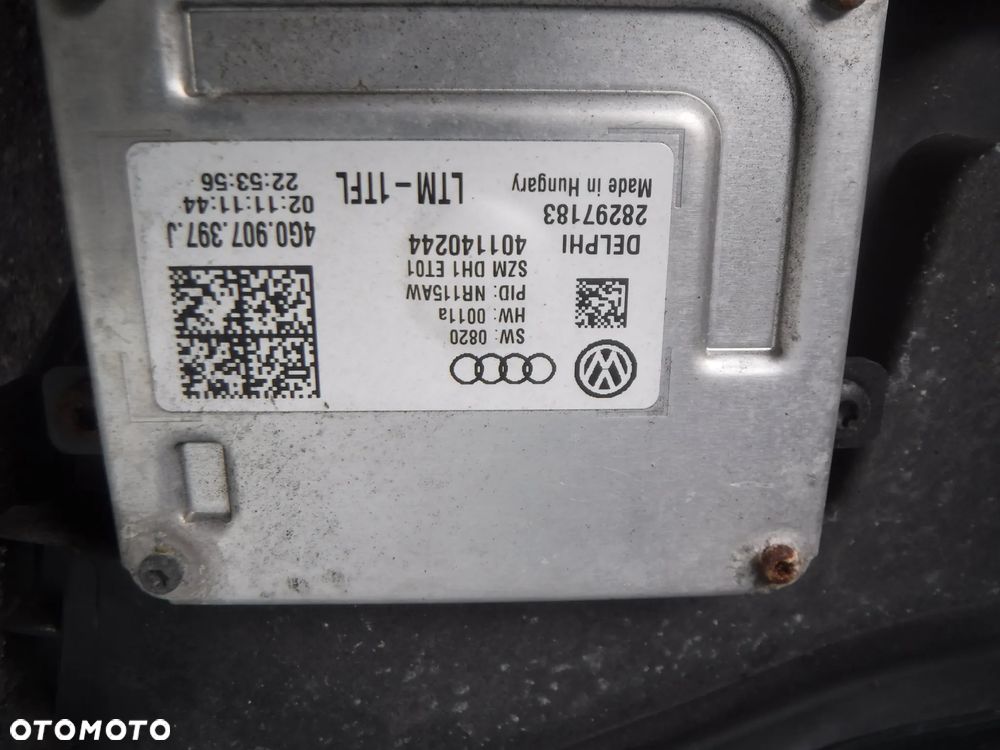 Audi  A7 S7 4G A5 8T lift Skoda Superb II LIft Audi A6 A7 Vw Seat Audi modul xenon przetwornica Led 4G0907397J - 1