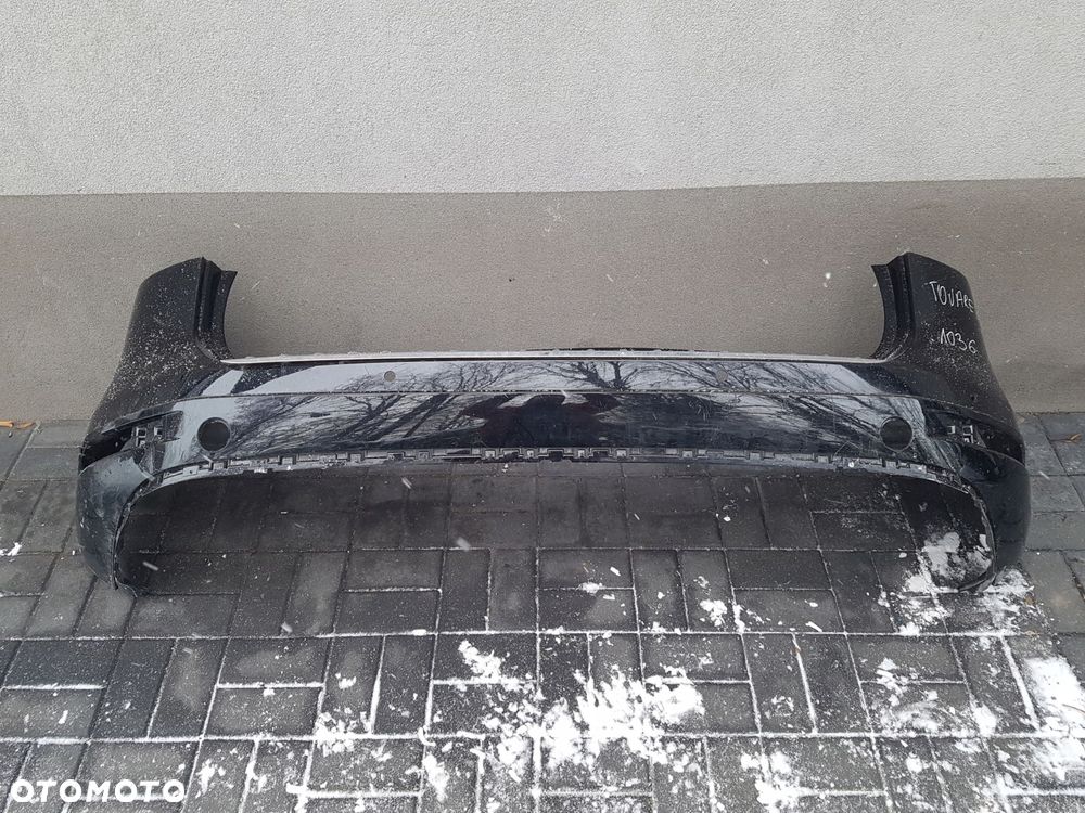 vw touareg 10-14 zderzak spoiler tył 7p6807421a - 1