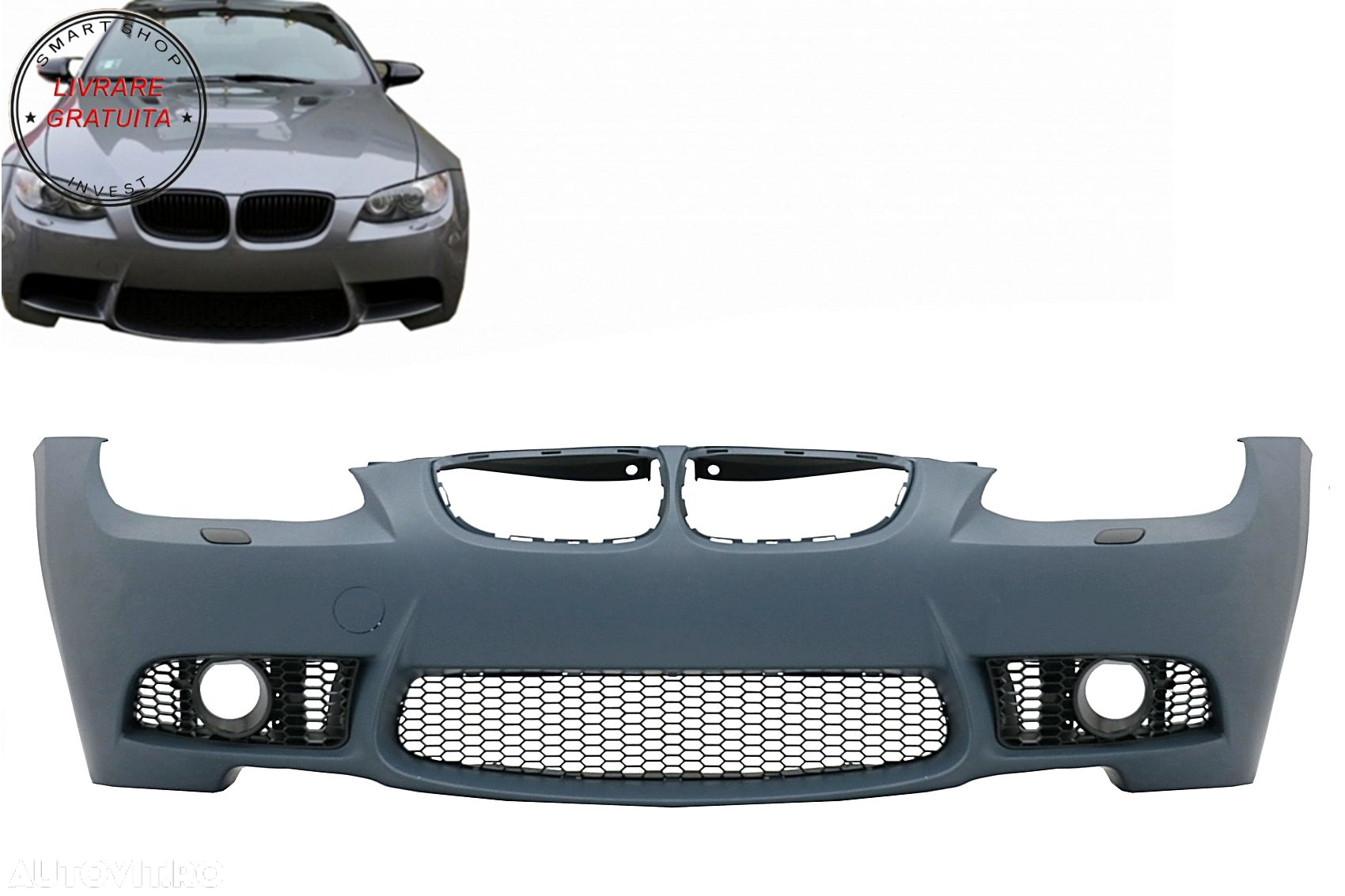 Bara Fata BMW Seria 3 E92 E93 (2006-2009) M3 Design Fara Proiectoare- livrare gratuita - 8