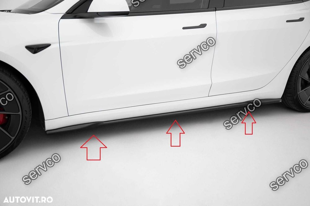 Praguri Tesla Model 3 Project Highland Facelift 2023- v4 Maxton Design - 7