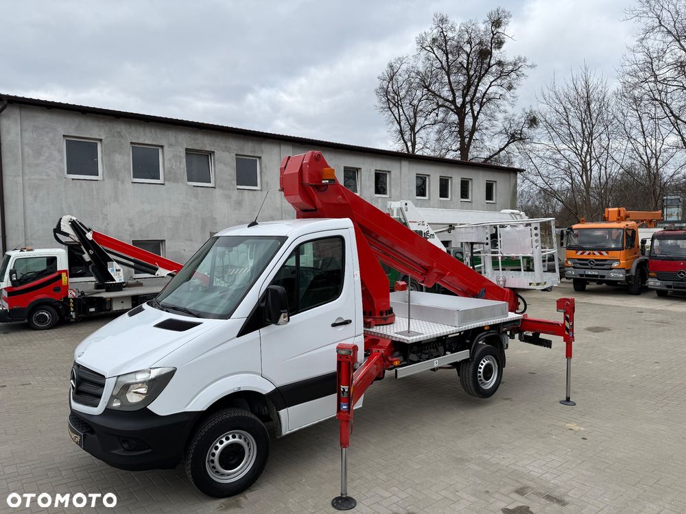 Mercedes-Benz Podnośnik Koszowy Zwyżka Ruthmann TB220 22 metry 14 w Bok Udt jak Wumag Multitel Gsr - 11