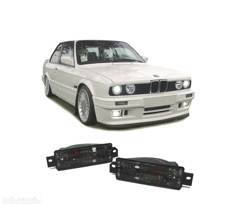 PISCAS FRONTAIS BMW E30 87-93 FUMADOS - 1