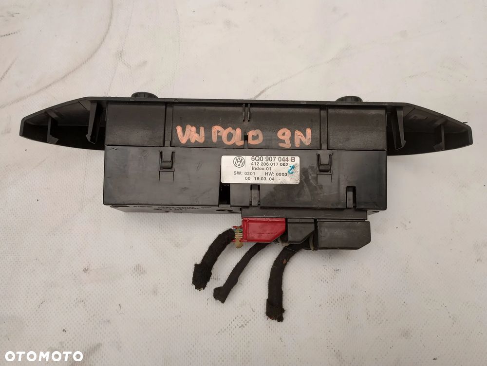 VW Polo 9N Panel Sterowania Klimatyzacji 6Q0907044B - 2