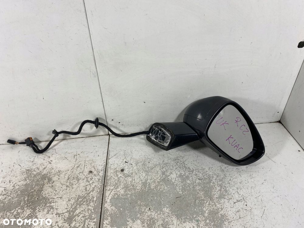 lusterko peugeot rcz prawe 10 pin kolor kauc uk - 1