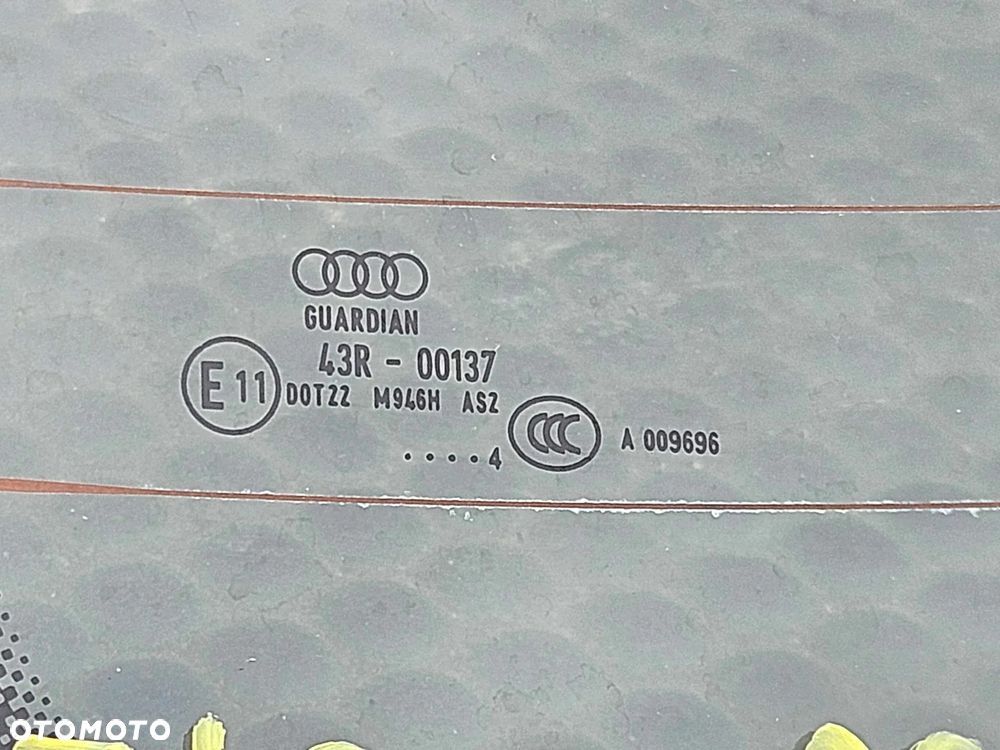 Szyba Karoseryjna Tył Tylna Podgrzewana 2004r Audi A6 C6 Sedan - 5