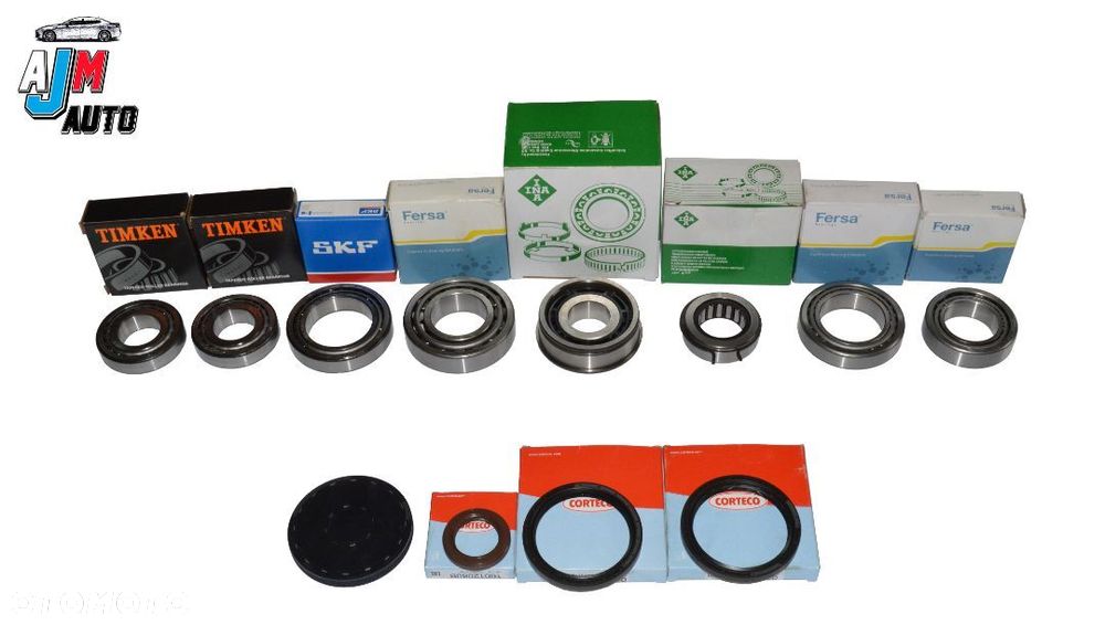 Łożyska skrzyni KNS 2.0 TDI VW Bora Eos Golf V Jetta Passa CC B6 Vento Audi A3 Skoda Octavia Superb - 1