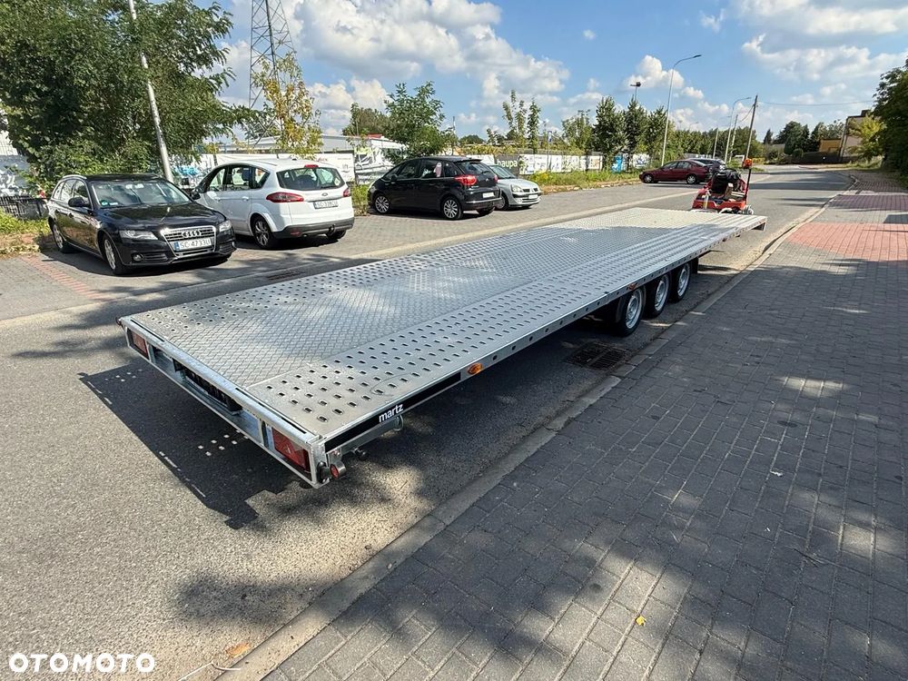 Martz Laweta Martz GT PLUS 850/3 3,5T 850x215m 3 osie wypełniona dwa auta 2 auta VDI - 11