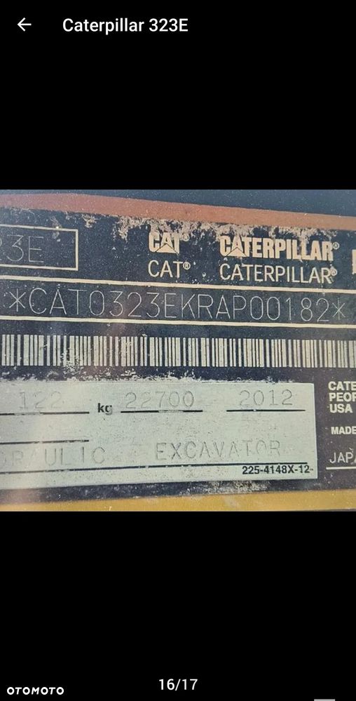 Caterpillar 323E - 15