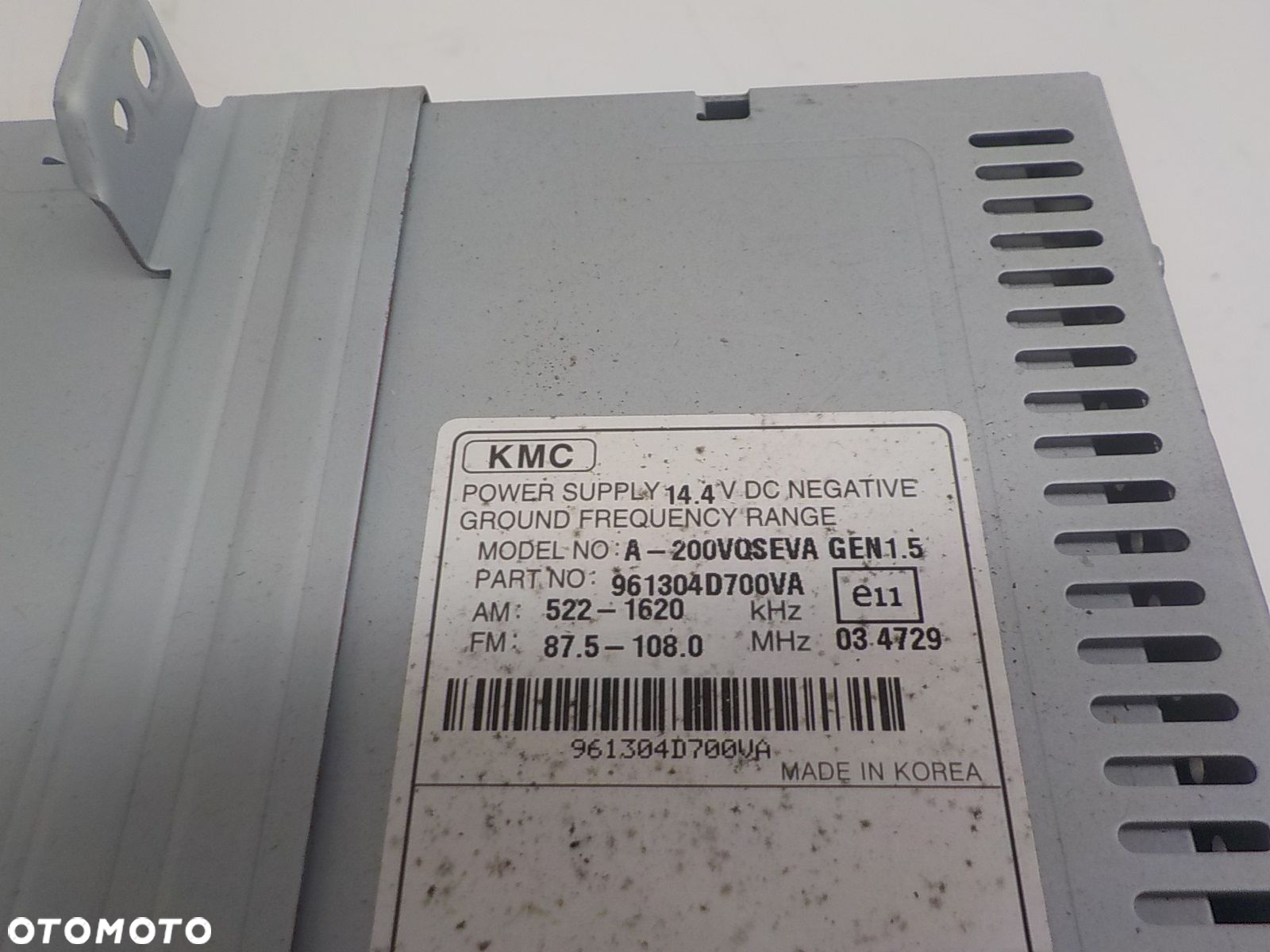KIA CARNIVAL II HYUNDAI SANTA FE RADIO FABRYCZNE MP3 - 2