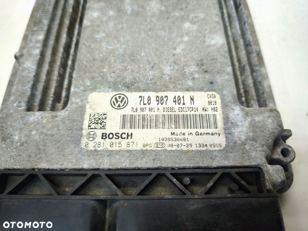 KOMPUTER STEROWNIK SILNIKA VOLKSWAGEN TOUAREG 3.0 TDI 7L0907401N 7L0907401H - 5