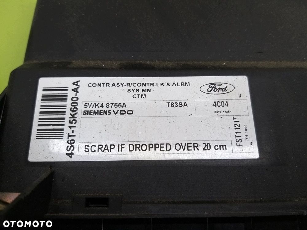 Zestaw odpalający startowy  Ford Fiesta MK6 1,4 16 V 02-08 R 4S6112A650EB - 8