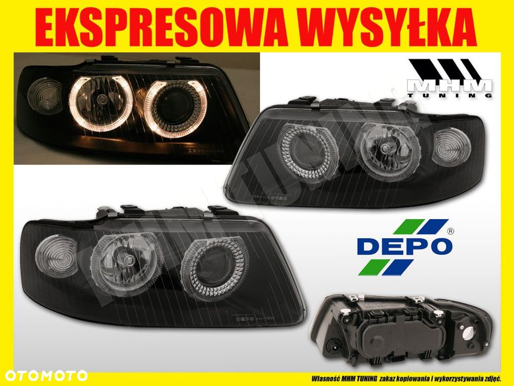 REFLEKTOR AUDI A3 8L0 LIFT 2000 FK RING ANGEL EYES - 2