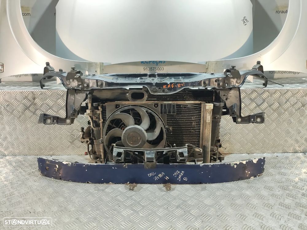 FRENTE COMPLETA OPEL ZAFIRA B A05 CAPOT PARACHOQUES GUARDA-LAMAS OTICAS RADIADOR VENTILADOR FRENTE FIBRA REFORÇO - 20