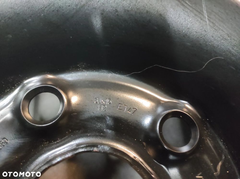 KOŁO ZAPASOWE DOJAZDOWE DOJAZDÓWKA R15 195 65 5X112 1K0601027C VW AUDI SEAT SKODA WYSYŁKA !!! - 3