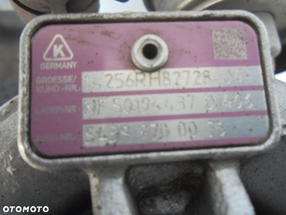 NISSAN QASHQAI 1,5 DCI LIFT TURBOSPREZARKA TURBINA - 4