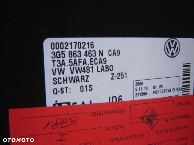 VW PASSAT B8 WYKŁADZINA BAGAŻNIKA 3G5863463 N - 2