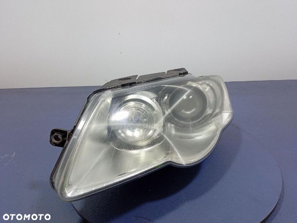 VW PASSAT B6 05- REFLEKTOR LEWY BIXENON SKRĘTNY EU 3C0941751G - 1