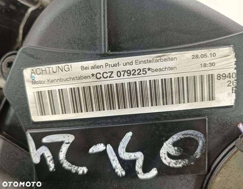 SILNIK KOMPLETNY AUDI SEAT SKODA VW GOLF VI 2.0 TFSI TSI CCZ - 7