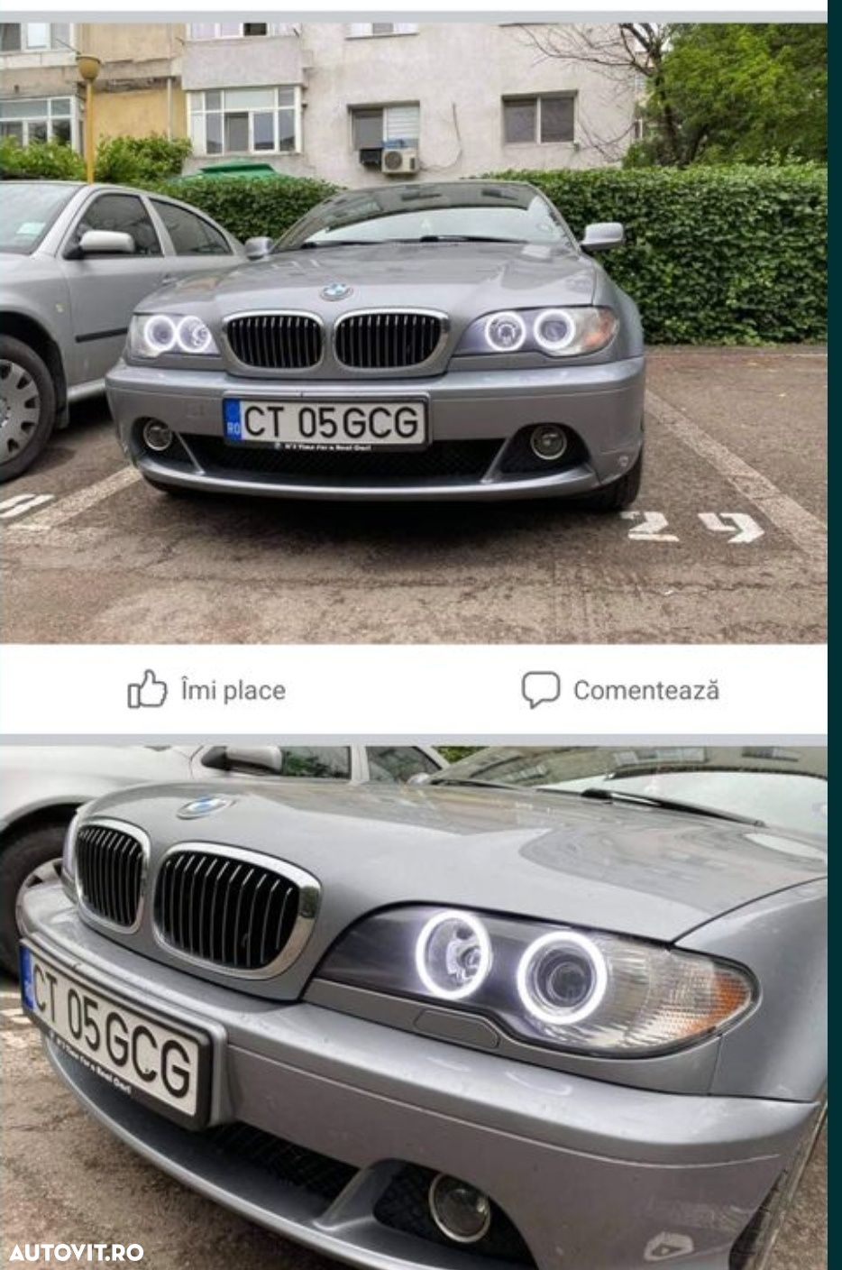 Kit inele Angel Eyes LED COTTON pentru BMW E46 far cu lupa sau fara - 3
