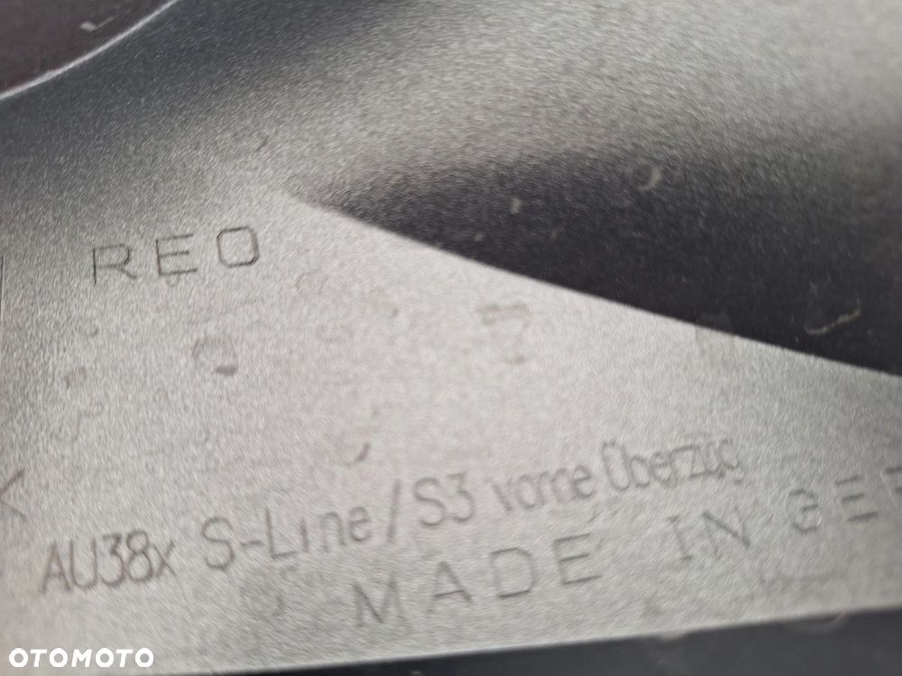 AUDI A3 8Y S-LINE 20-25 ZDERZAK PRZÓD PRZEDNI+2X KRATKA ORYG AUDI 8Y0807437F WYSYŁKA 24H - 16