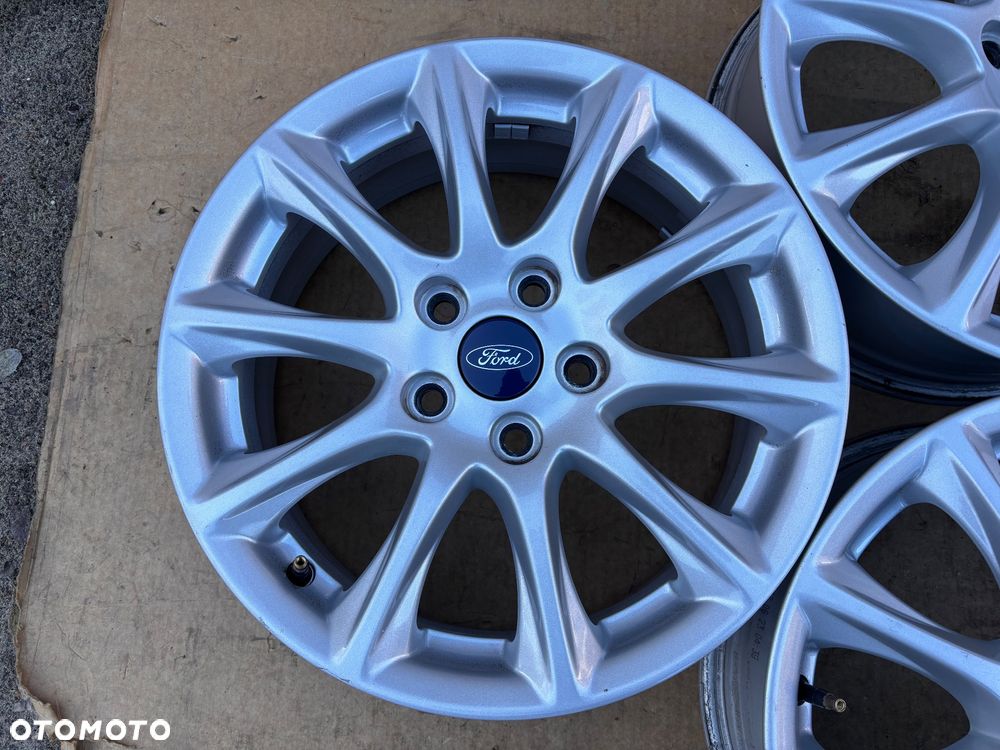 ORYGINALNE ALUMINIOWE FELGI FORD FOCUS C MAX MONDEO KUGA TRANSIT CONNECT 6,5 16 ET50 5X108  KOMPLET 4 SZTUKI ŁADNE CZUJNIKI CIŚNIENIA Ds7c-1007-k2a - 5