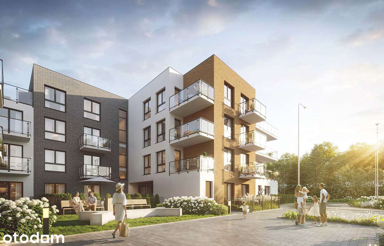 2-pokojowe mieszkanie 42m2 + balkon